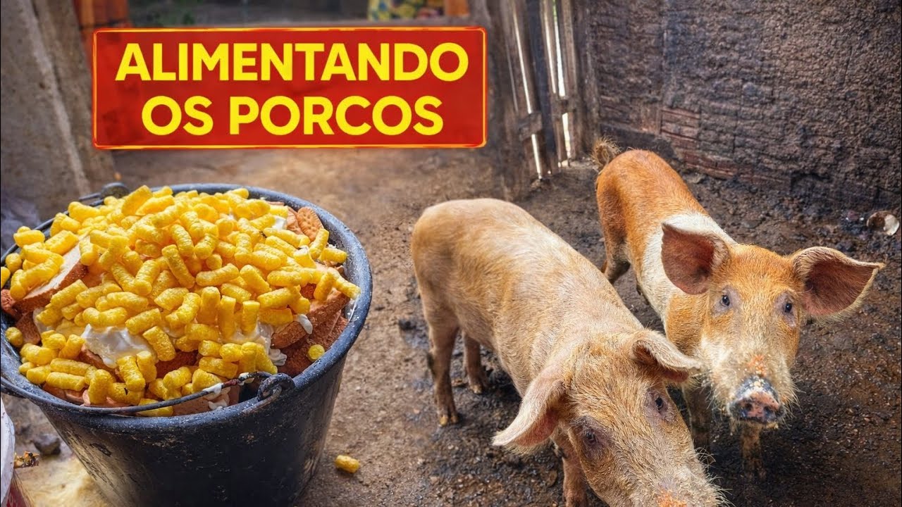 VOCÊ ALIMENTA SEUS PORCOS ASSIM ? olha o resultado. 