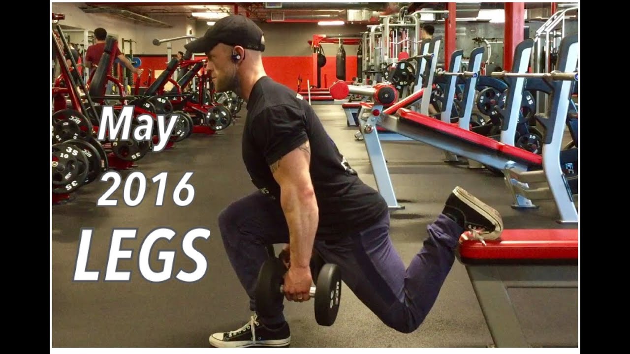 All Dumbbell Leg Workout - May 2016