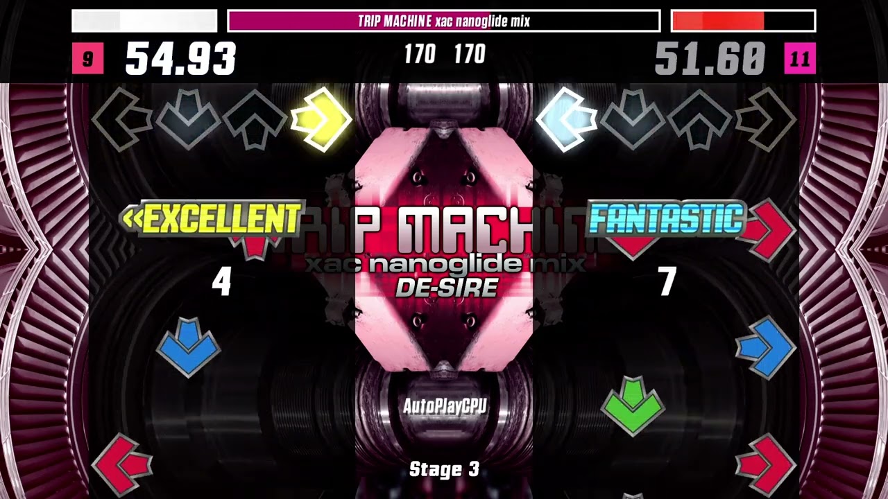 [ITG9/11] Trip Machine (Xac Nanoglide Mix) / DE-SIRE [Stepmania]