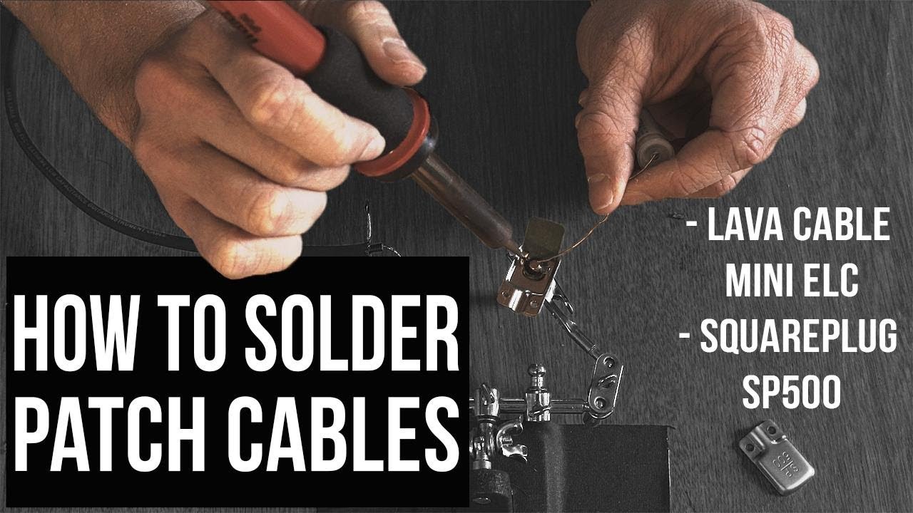 How To Solder Patch Cables