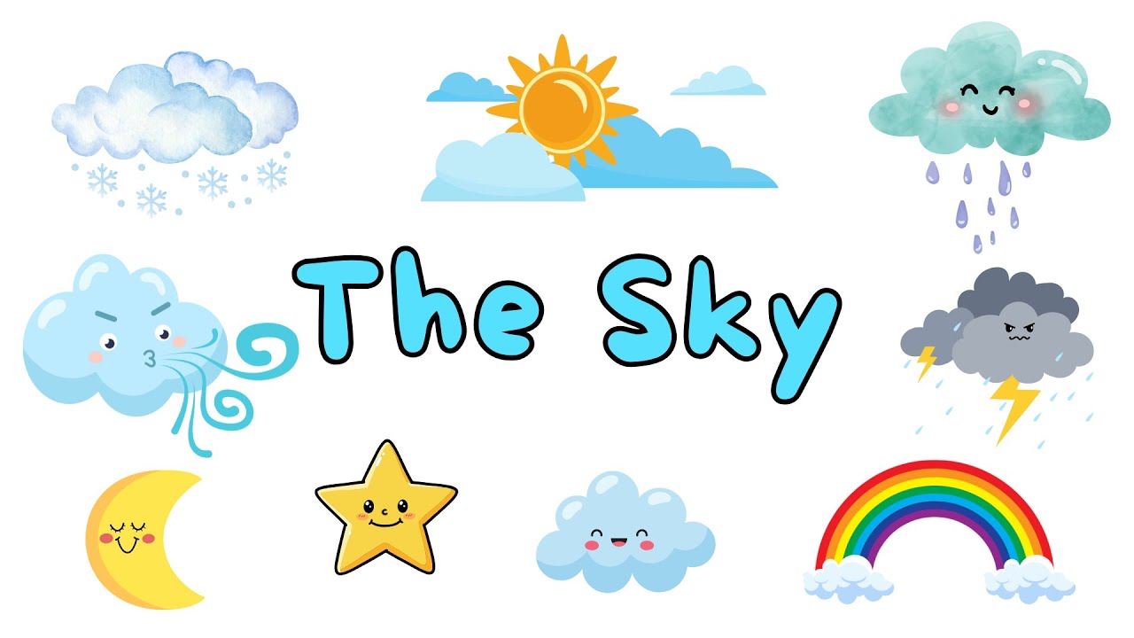What Do You See in the Sky? | Fun Vocabulary for Toddlers and Kindergarten