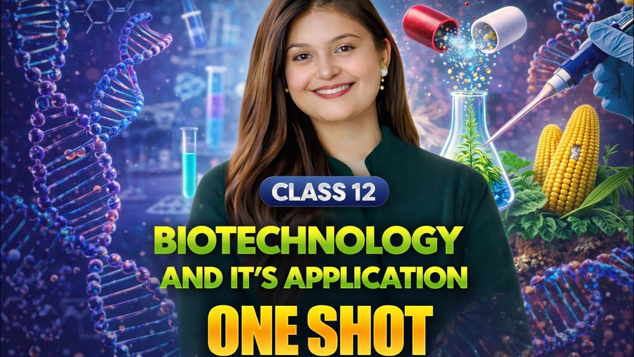 🔥Biotechnology and it's application ⚡in just 30 minutes 👉 NCERT📕+TRICKS😉 class 12 biology one shot💯