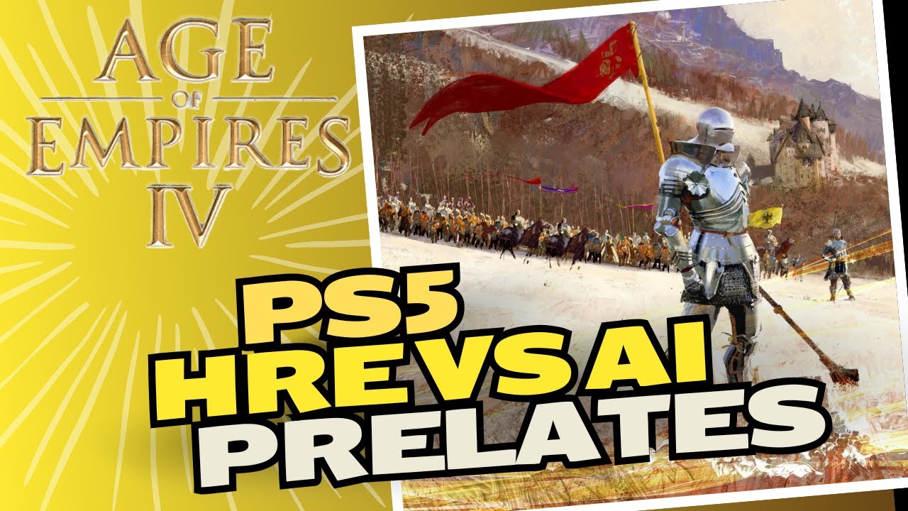 PRELATE POWER! HRE Stomps the AI on Age of Empires 4 PS5 🤯