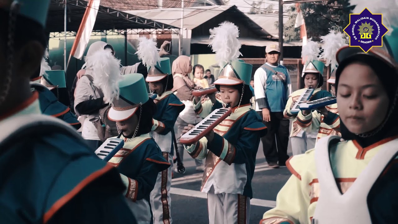 Drumband SD BIRRUL WALIDAIN MUHAMMADIYAH SRAGEN ACARA GEMA 1 MUHARRAM 1441 H