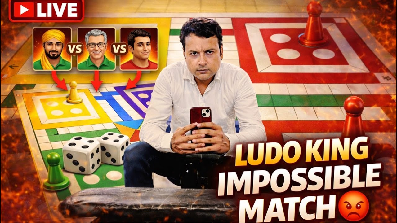 🔴 Ludo King Live 8PM | 1 vs 3 Impossible Match 😡 | Last Token Thriller