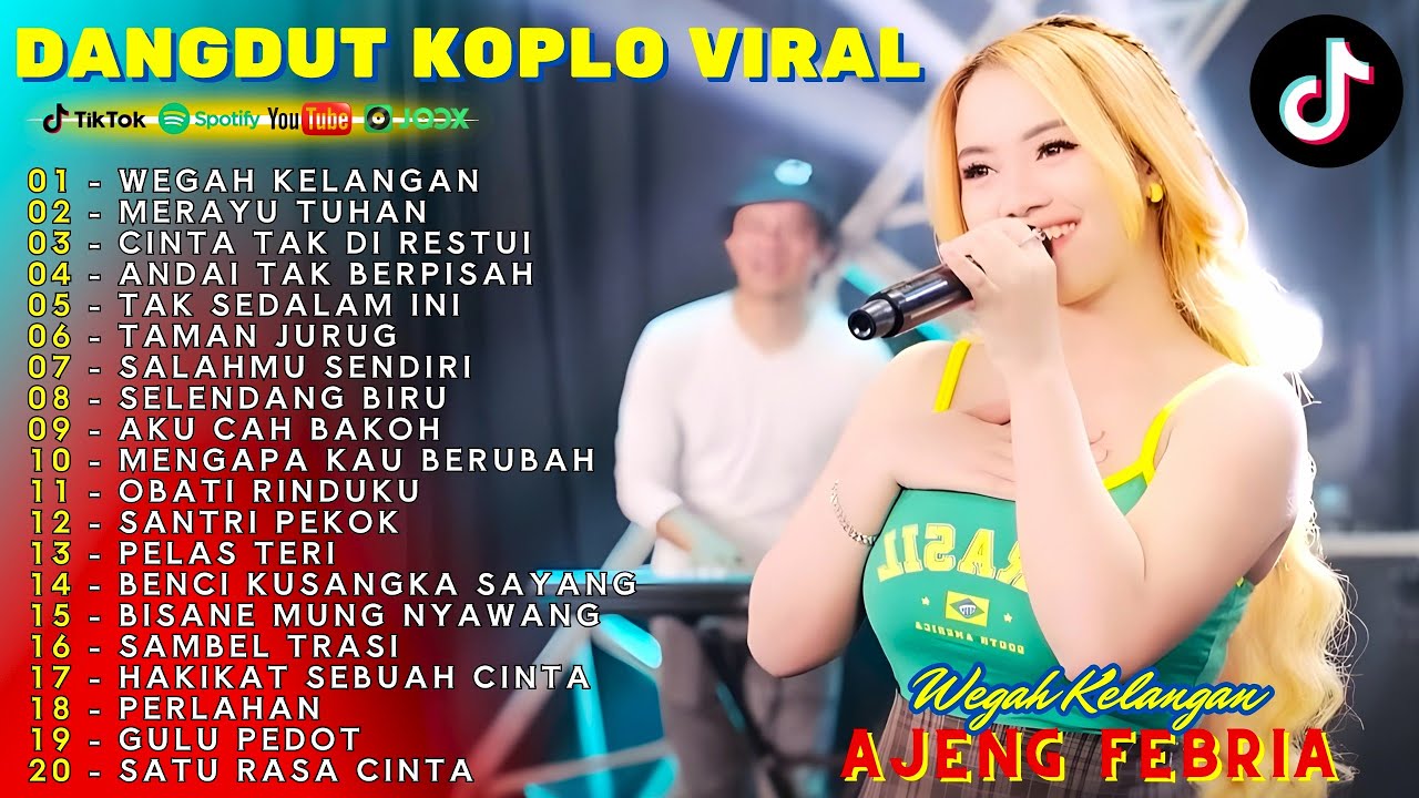 AJENG FEBRIA ▶️ DANGDUT KOPLO VIRAL‼️FULL ALBUM - TEMAN SANTAI & TEMAN BERGOYANG‼️
