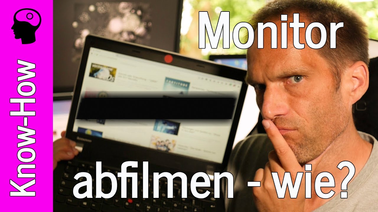 Monitore abfilmen ohne Flimmern