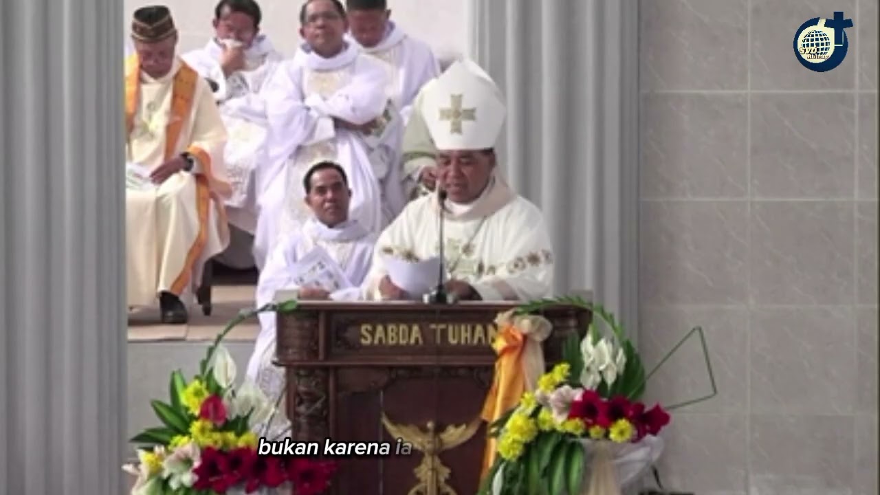 Khotbah Mgr. Siprianus Hormat //Dalam misa tabisan Imam di Gereja Katedral Ruteng @katolikku_keren 