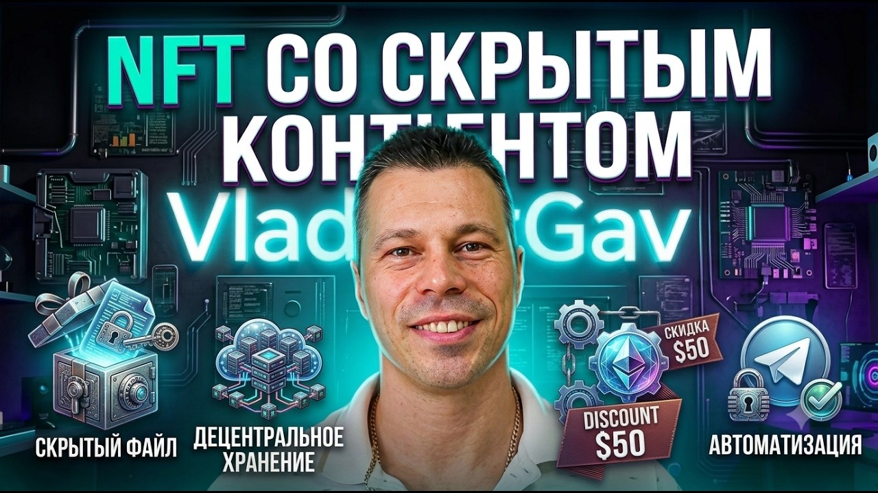 Как создать NFT-коллекцию со скрытым контентом и автоматической продажей!