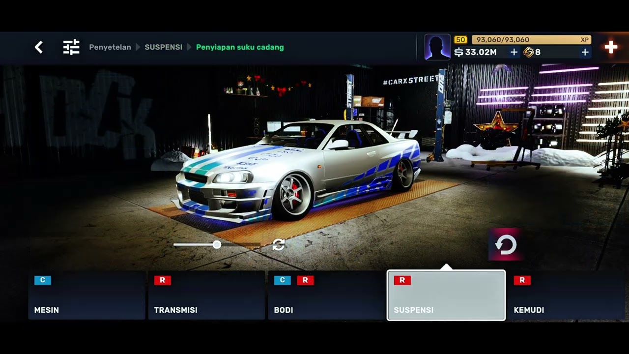 Tunning Drift Nissan GTR R34 || CARX STREET
