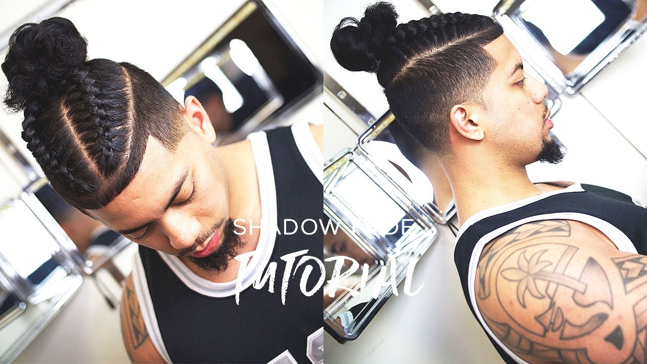 💈How To Do A Shadow Fade | Man Bun | Self Cut System
