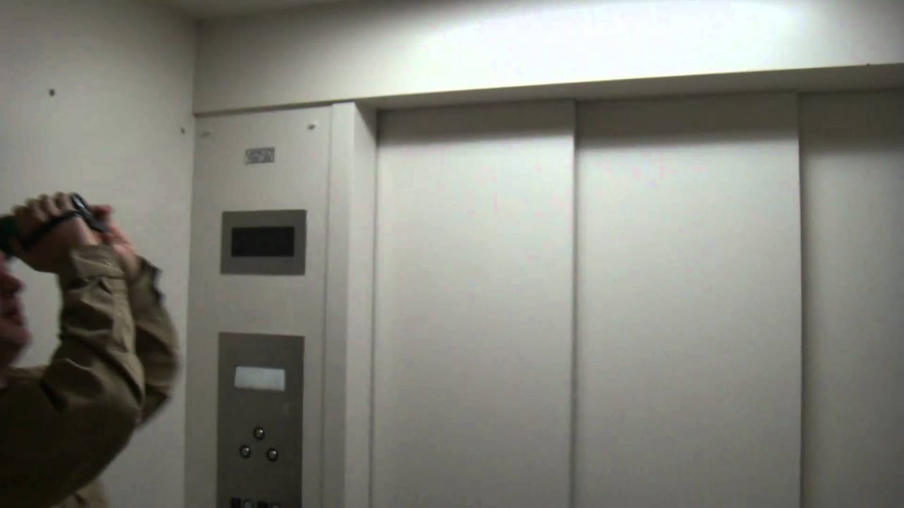3-Speed Door Montgomery Hydraulic Elevator at Physics Bldg, University of MO