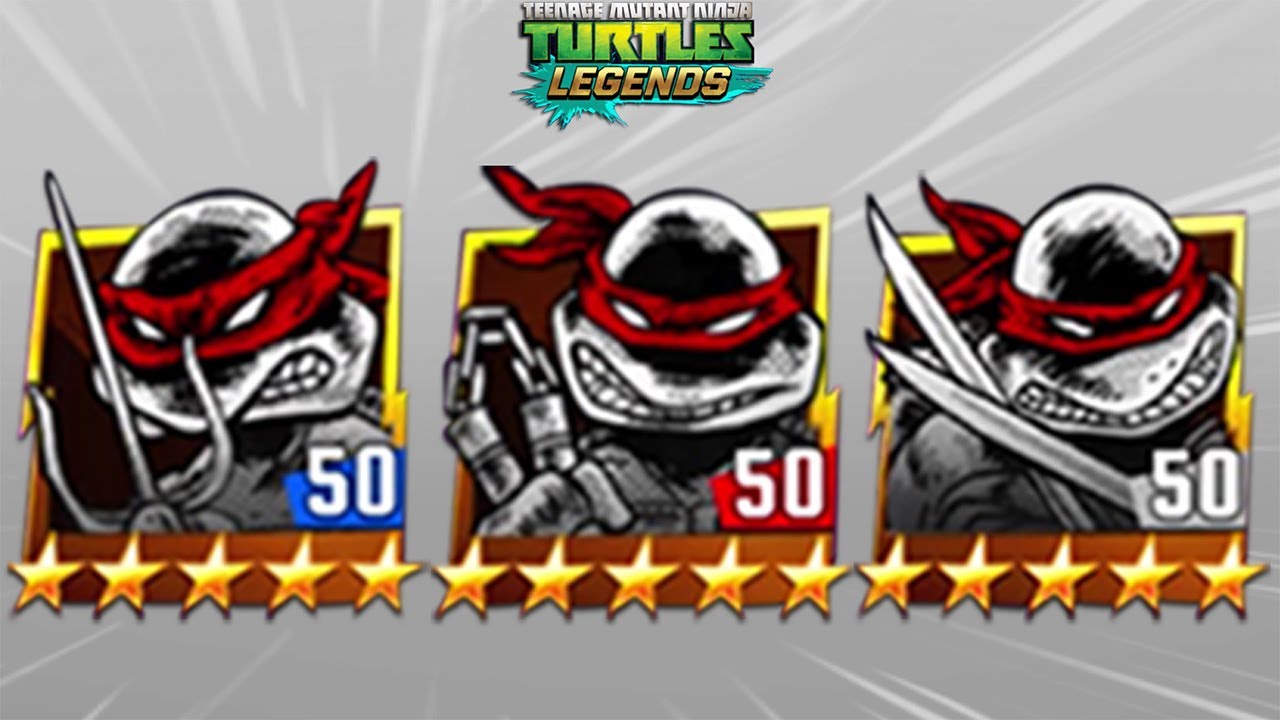 Teenage Mutant Ninja Turtles Legends Trio Team Raphael Michelangelo Leonardo original Part 2086