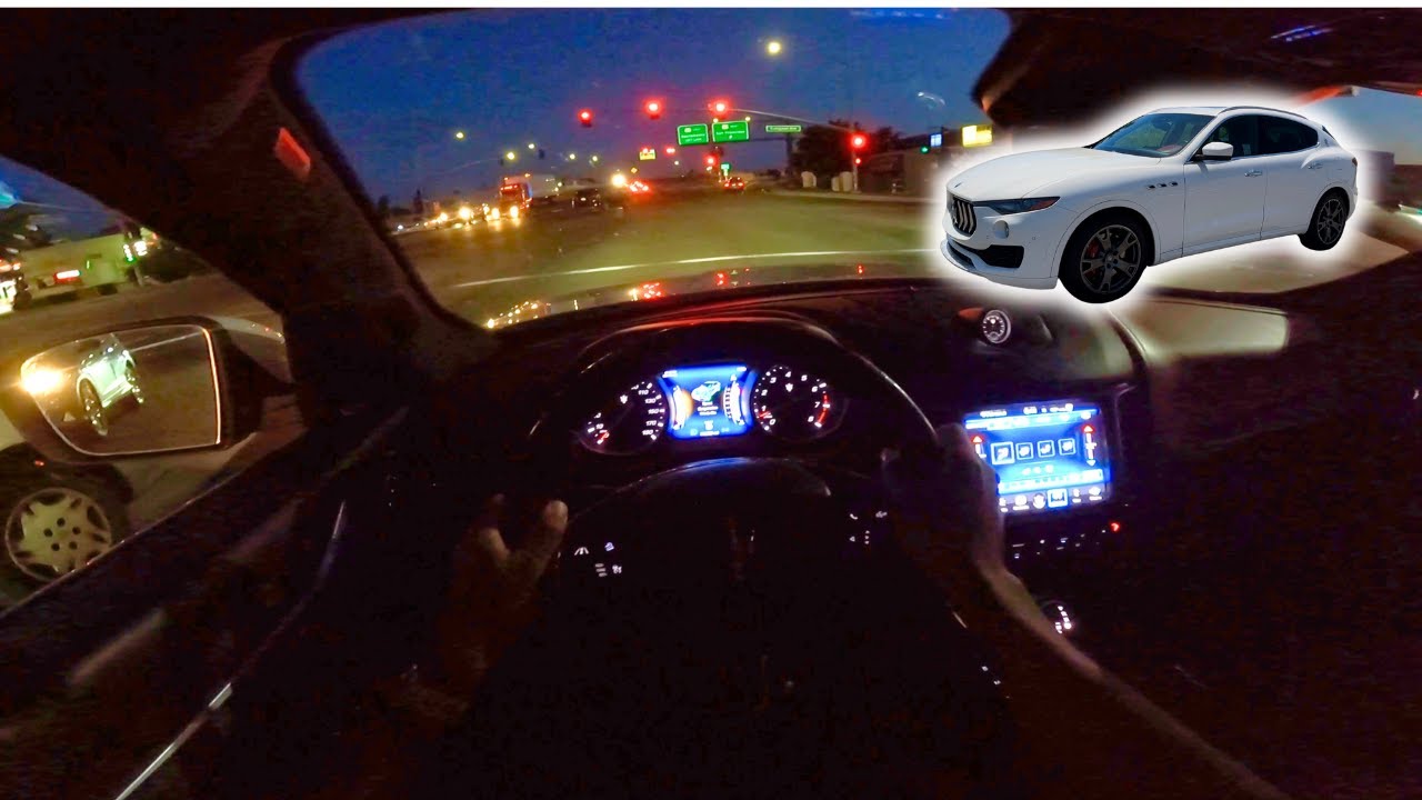2017 Maserati Levante S | POV Night Drive | [Pure Sound]