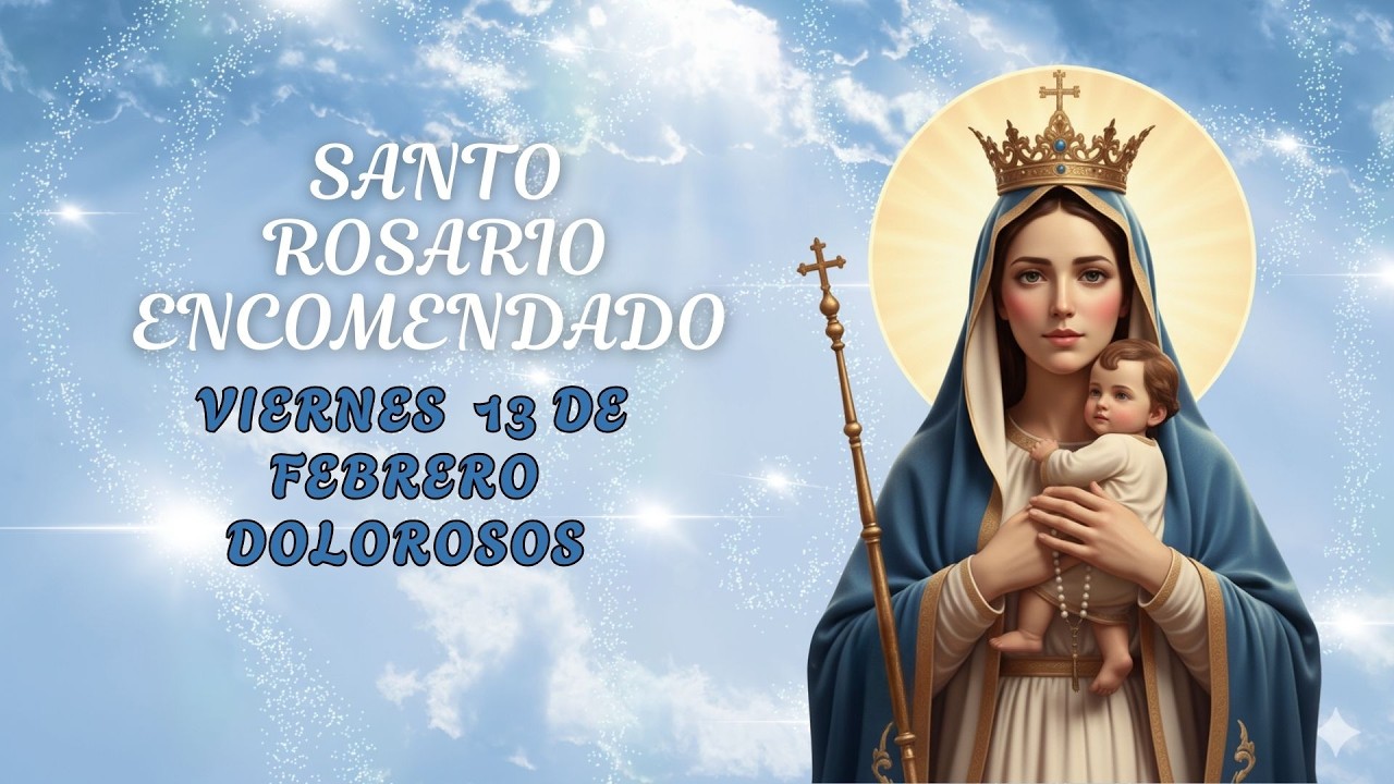 SANTO ROSARIO ENCOMENDADO CORTO 🙏 | VIERNES  🌹| Misterios Dolorosos