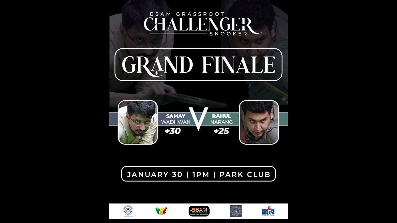 BSAM Grassroot Snooker Challenger 2026 | Grand Finale