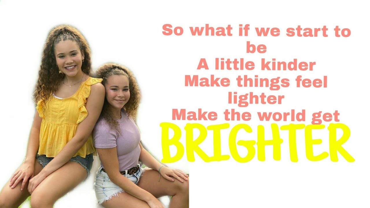 Haschak Sisters _ BRIGHTER _ LYRICS