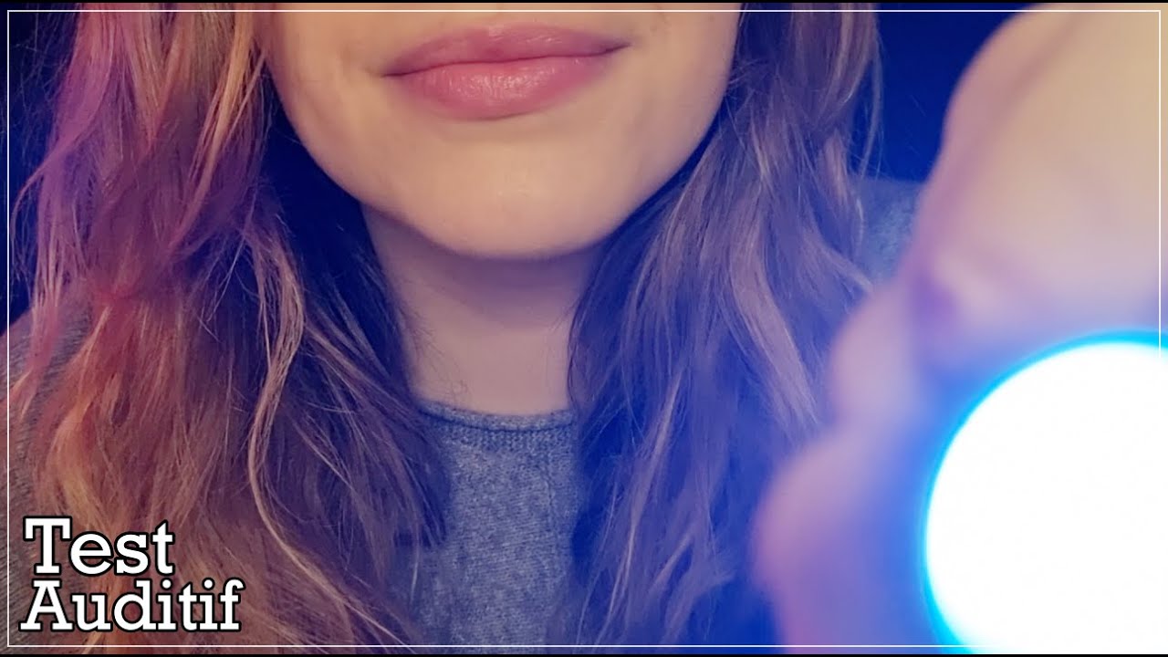 ASMR FRANÇAIS 🌸 ROLEPLAY MEDECIN - "TEST AUDITIF RELAXANT" 👂
