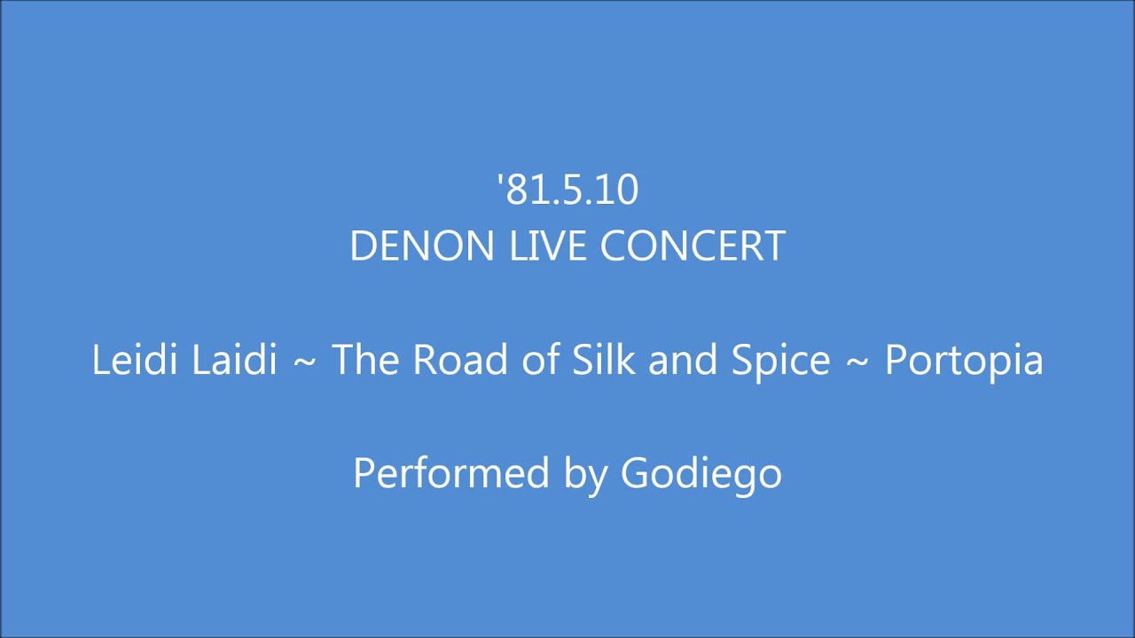 '81 5 10  DENON LIVE CONCERT 3