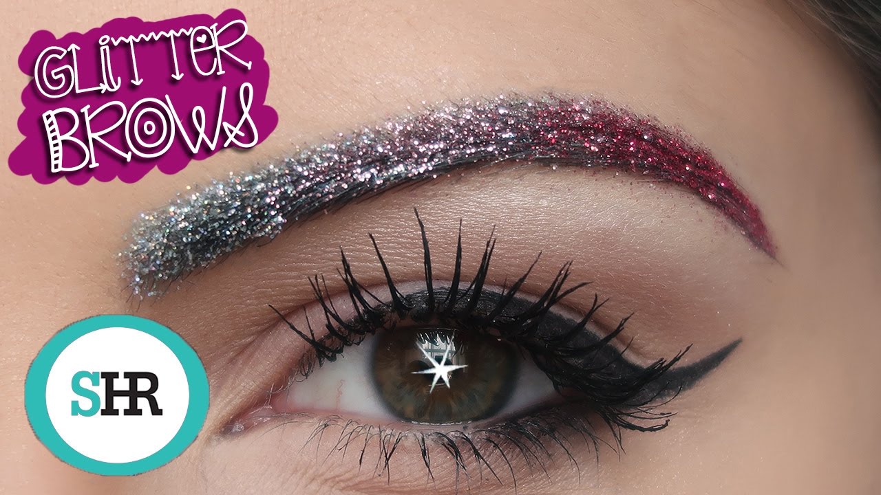 OMBRE GLITTER EYEBROWS TUTORIAL!