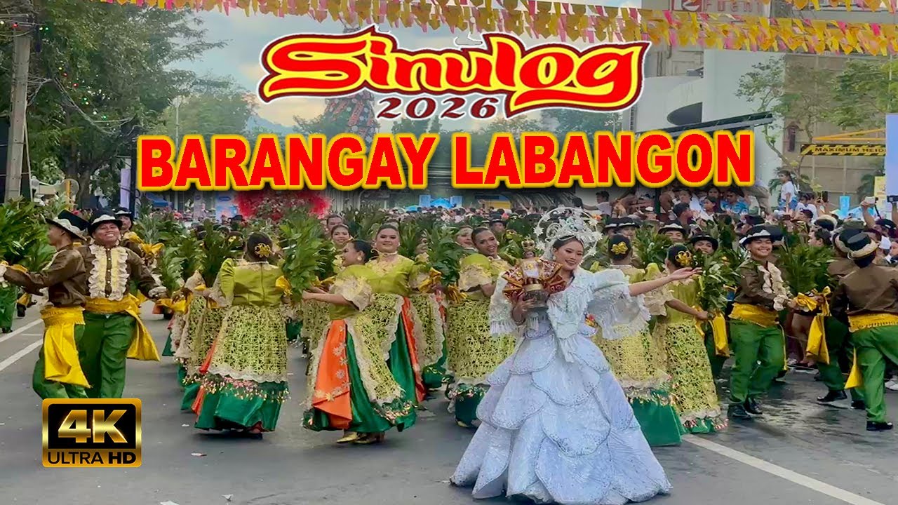 SINULOG FESTIVAL Grand Parade 2026: BARANGAY LABANGON Cebu City |  Street Dancing Performance