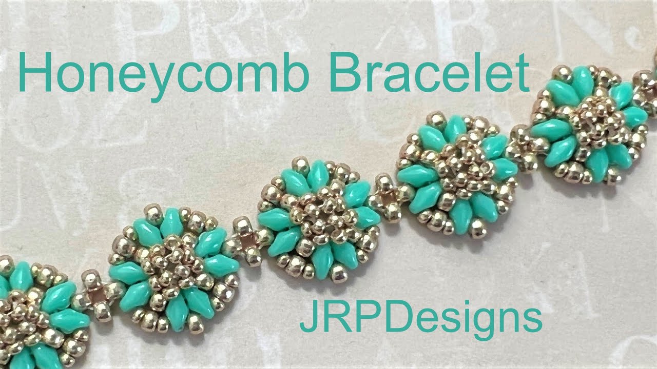 Honeycomb Bracelet Beading Tutorial