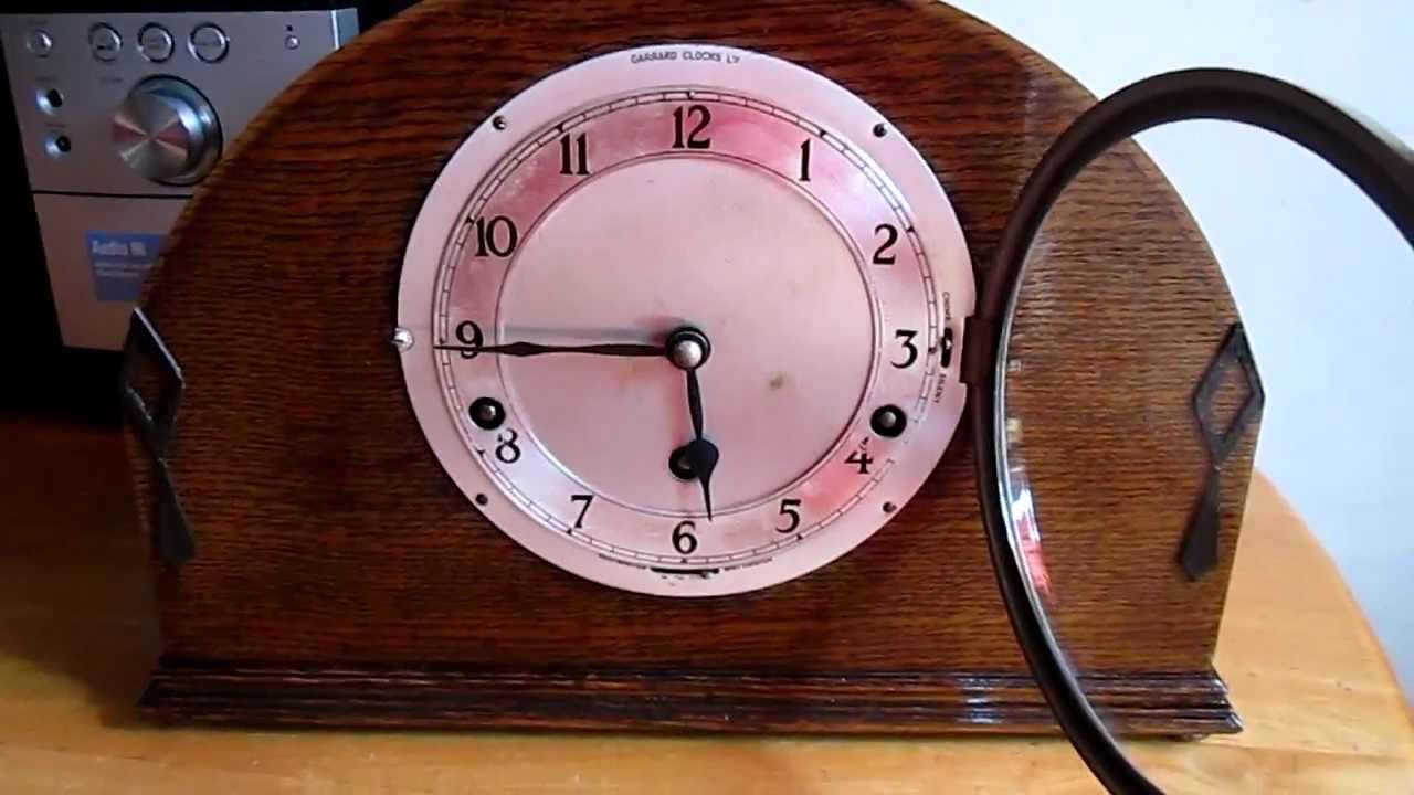 Garrard Triple Chime Mantle Clock Plays Whittington, Winchester And Westminster