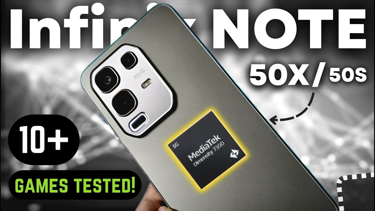 INFINIX NOTE 50X/50S Gaming Test | 15 Games on Dimensity 7300 | PUBG, Genshin, COD Warzone & More