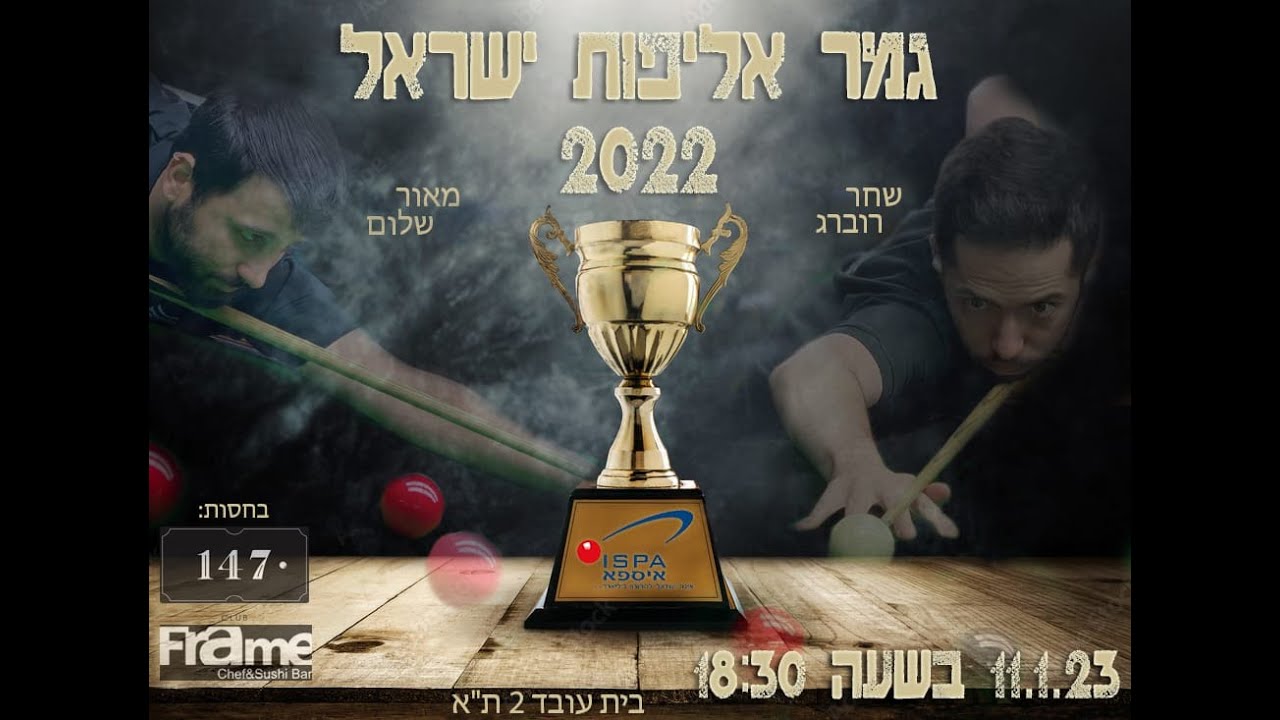 גמר אליפות הארץ בסנוקר 15 אדומים