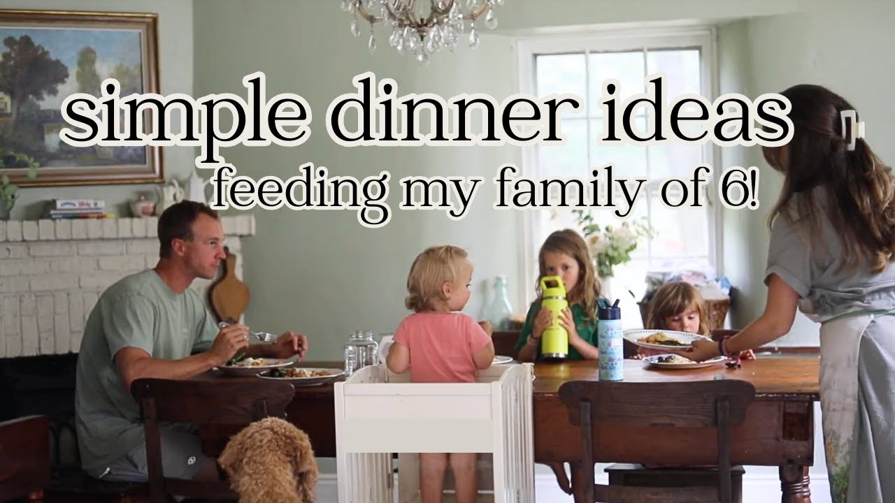 What my family realistically eats in a week | 7 made from scratch recipes