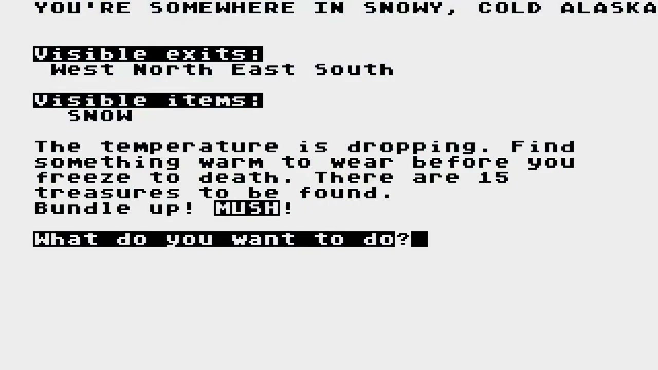 ATARI 8BIT XL XE ALASKAN ADVENTURE SoftSide Publications 1982 400 800 600 1200 1400 1450 ATARIMANIA