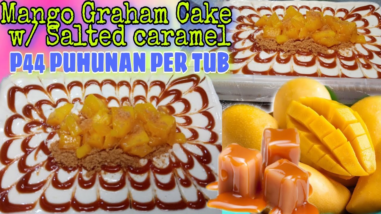 Mango Graham with salted caramel syrup | graham | caramel | Mommy Rheine