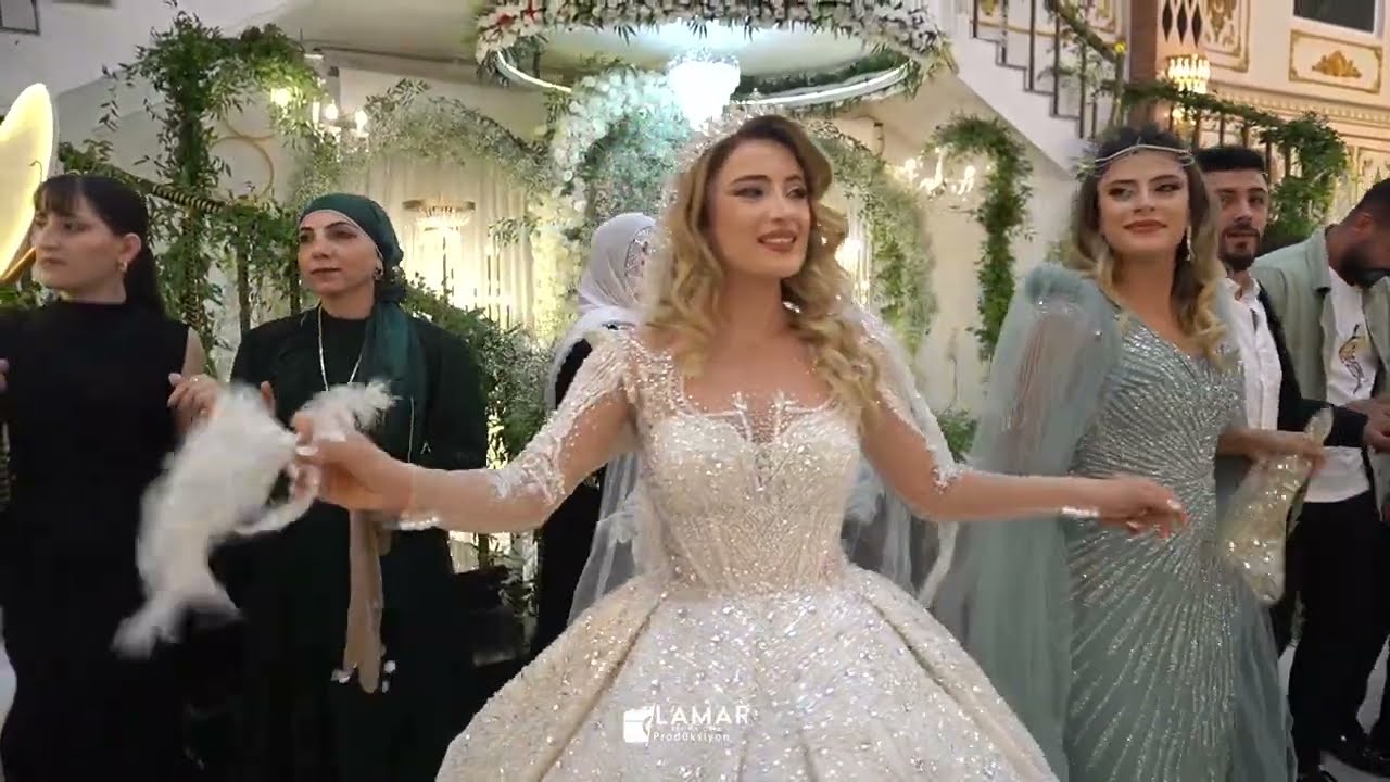 Mizgin&çekdar2024-10-12 part 2📽️lamar production adnan dılxwaz#halay #düğün#wedding #keşfet #kemençe