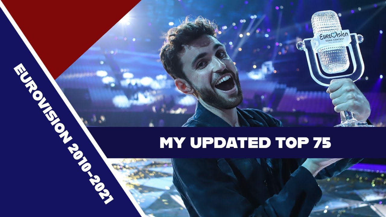 My Top 75 Eurovision Songs (2010-2021)