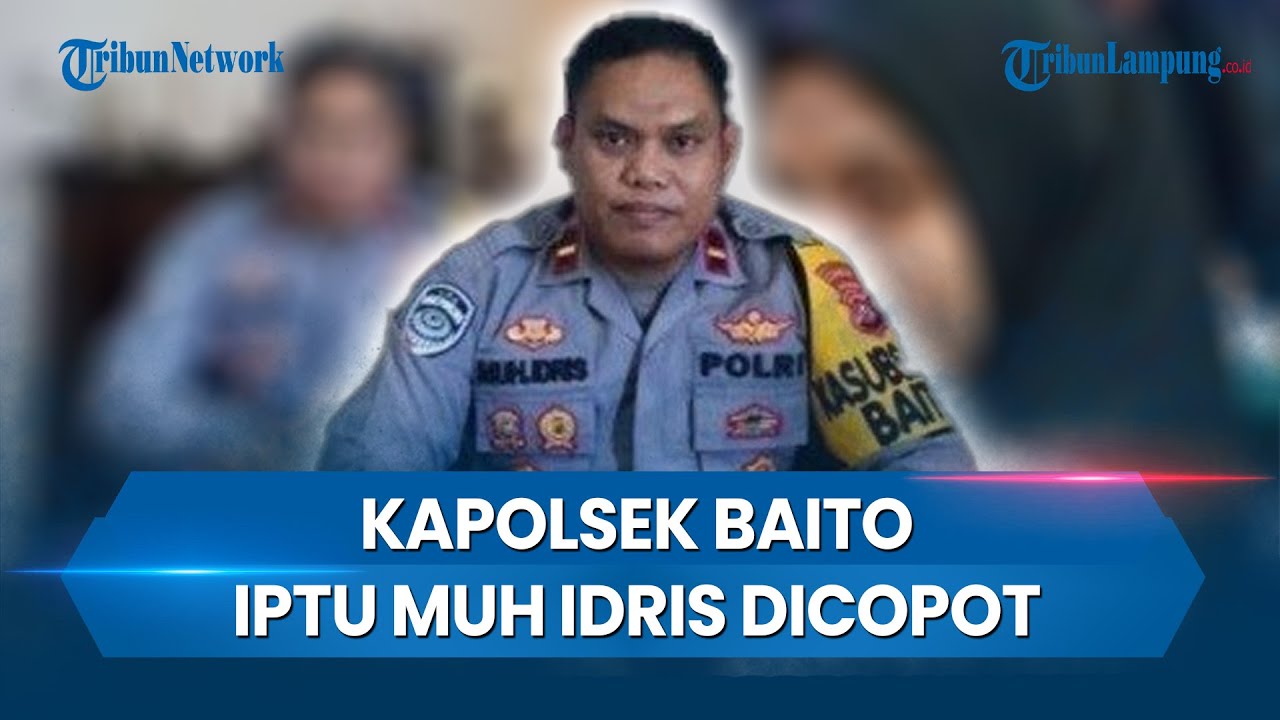 Kapolsek Baito Iptu Muh Idris Dicopot Gegara Kasus Guru Supriyani, Baru 7 Bulan Menjabat