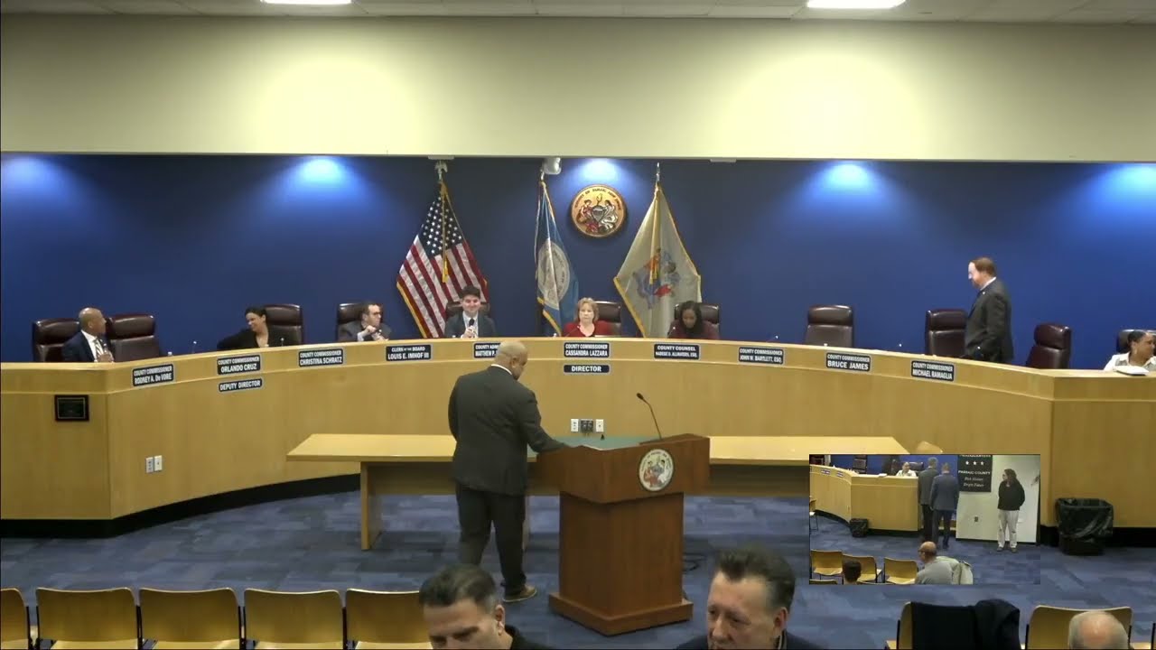 February 24, 2026 Meeting of the Passaic County Board of County Commissioners