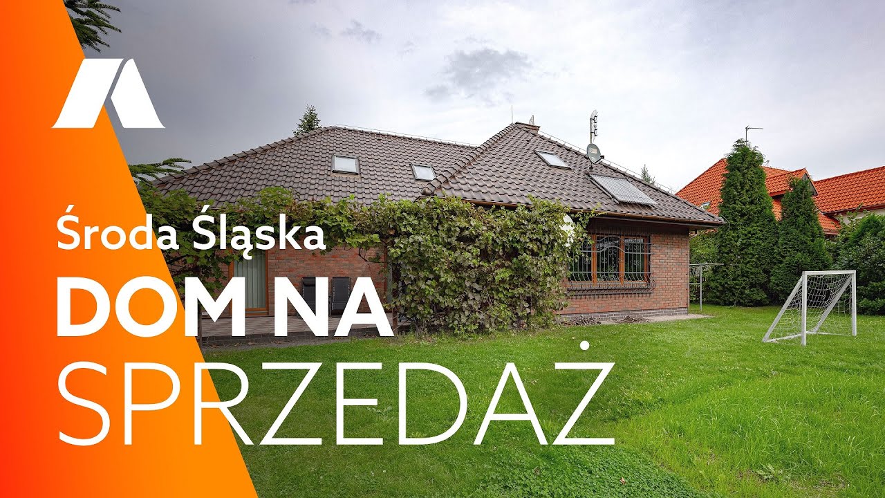 Środa Śląska- 600 m od centrum - dom parterowy, wolnostojący, piękny ogród