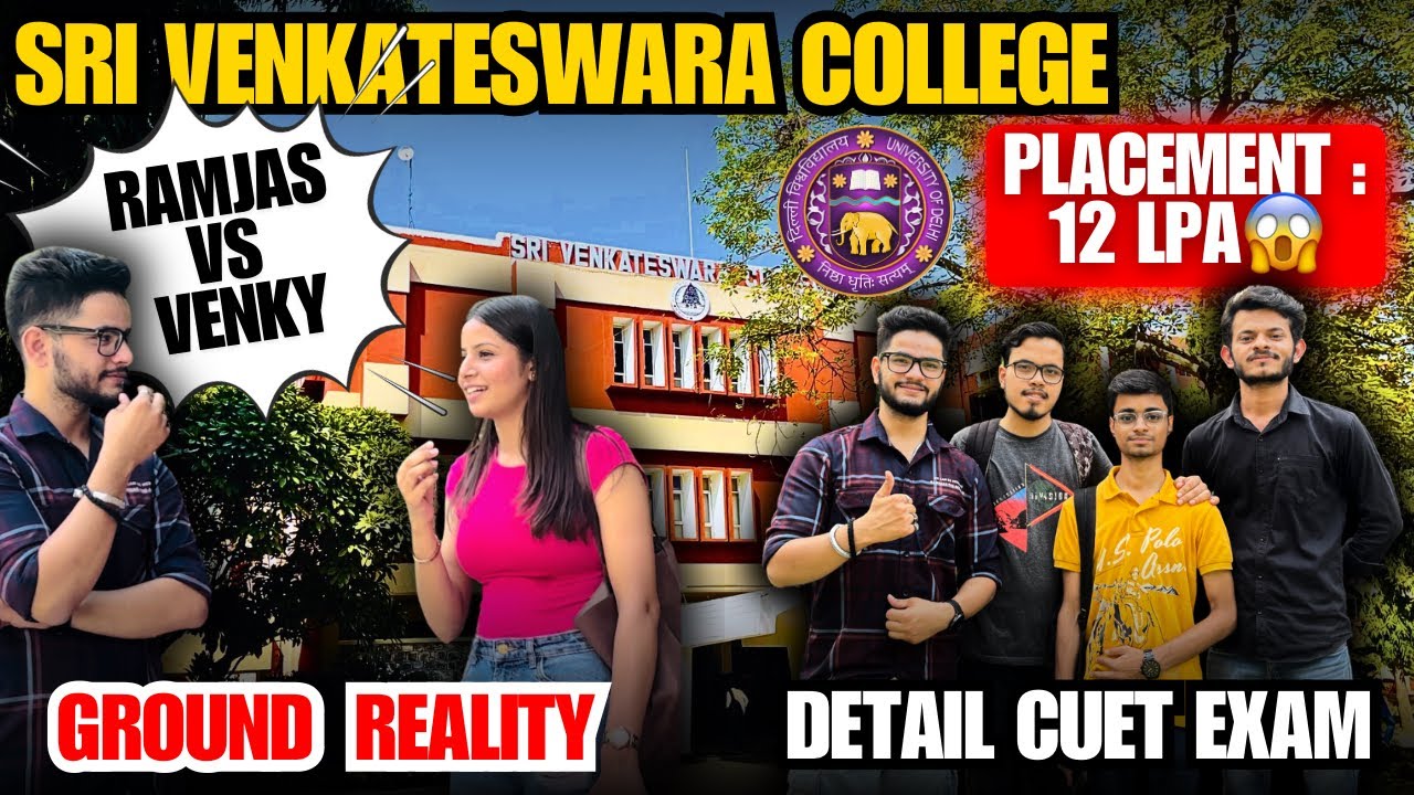 🔥💥 Sri Venkateswara College (SVC), DU 🚀 | CUET Score 🔓 | Top Courses 📚 | College Tour 🎥 | 