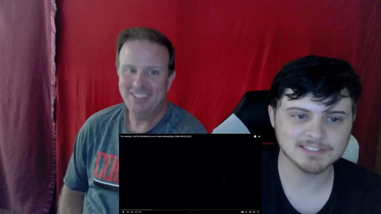 ENTER SANDMAN (LIVE) - THE WARNING (Our FIRST Reaction)