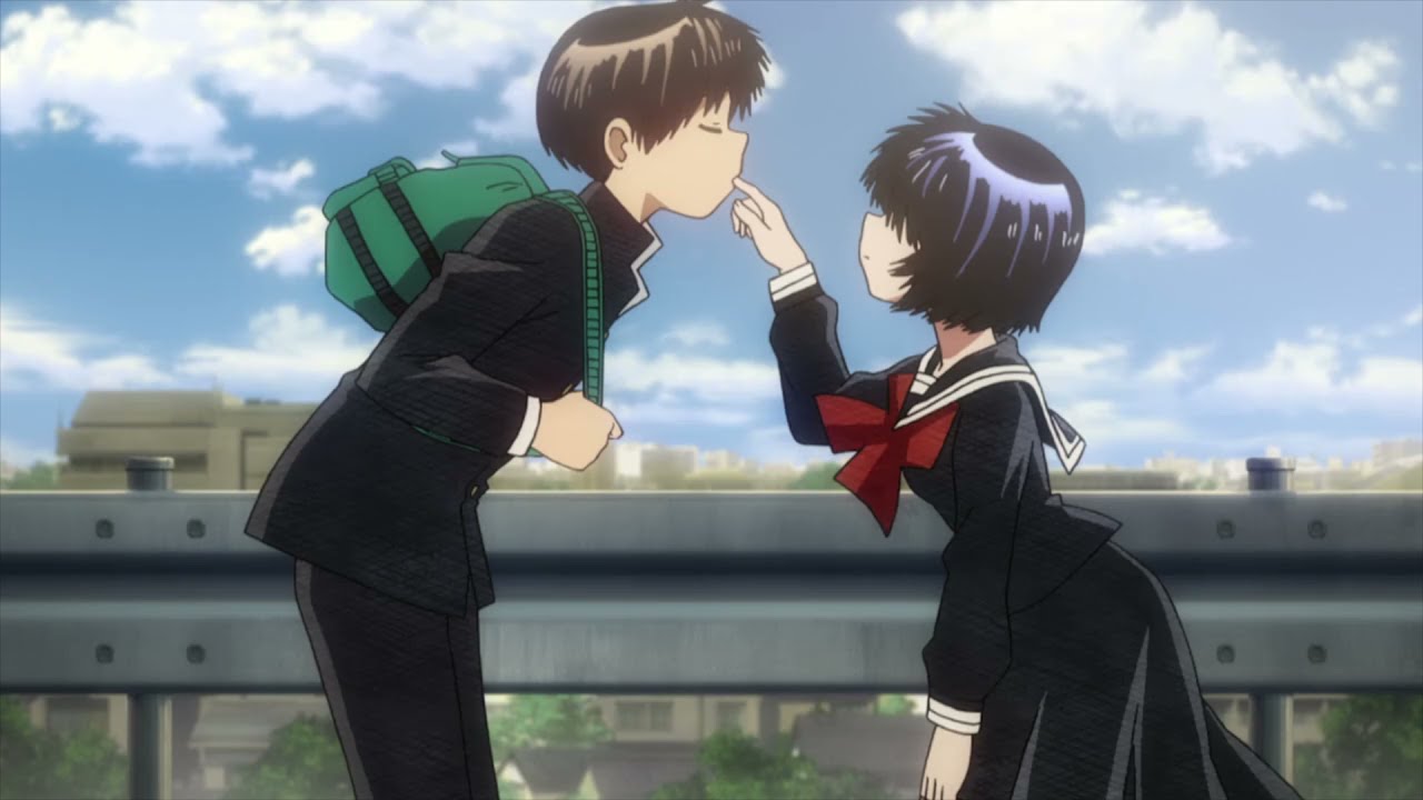 Urabe y tsubaki compartiendo saliva (full)