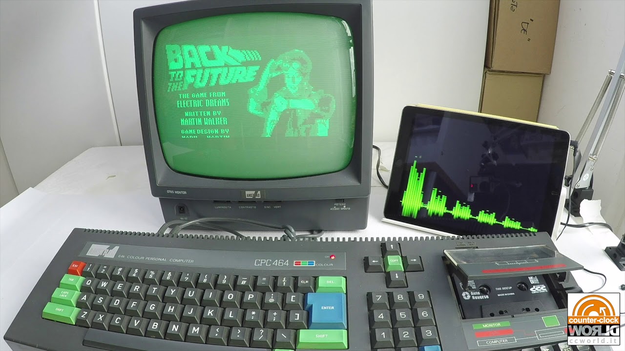 Amstrad CPC 464 - Loading games from smartphone