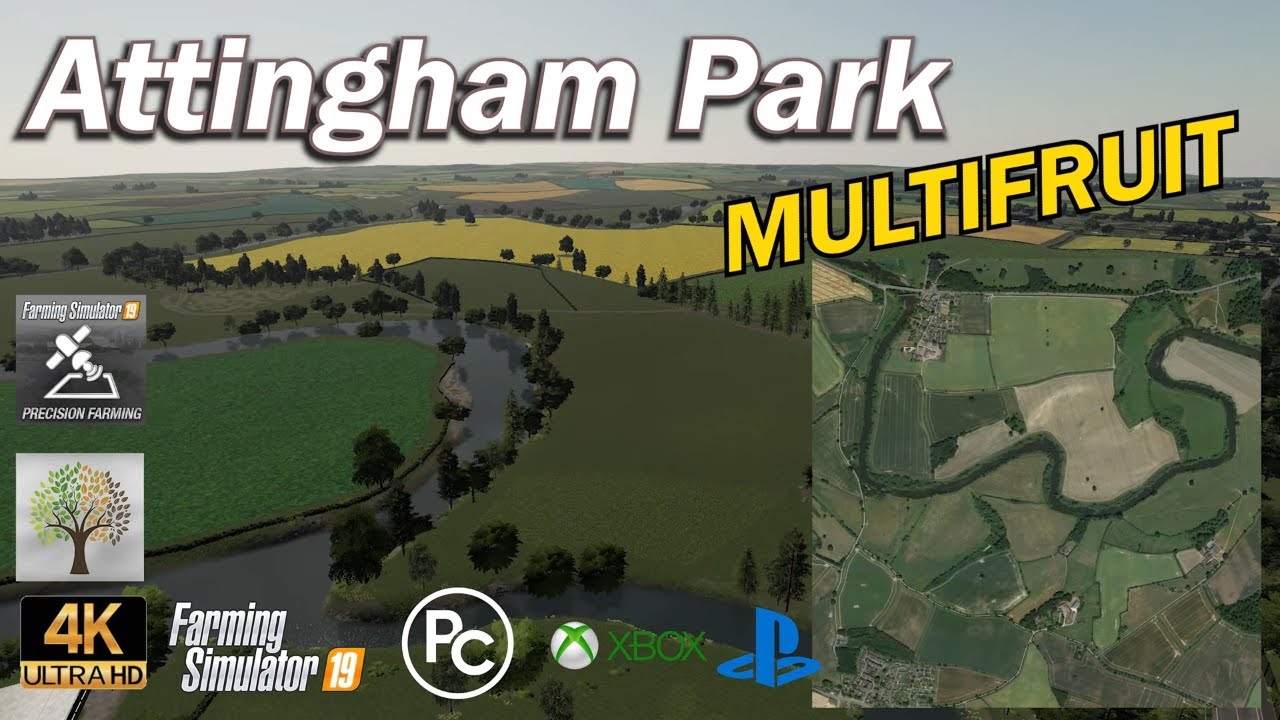 Farming Simulator 19 - 4K - Map First Impression - Attingham Park