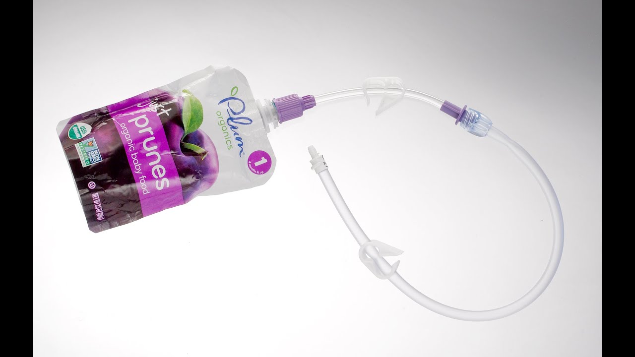 Tube Feeding Mealtime and Snacks with Bolink Small Cap