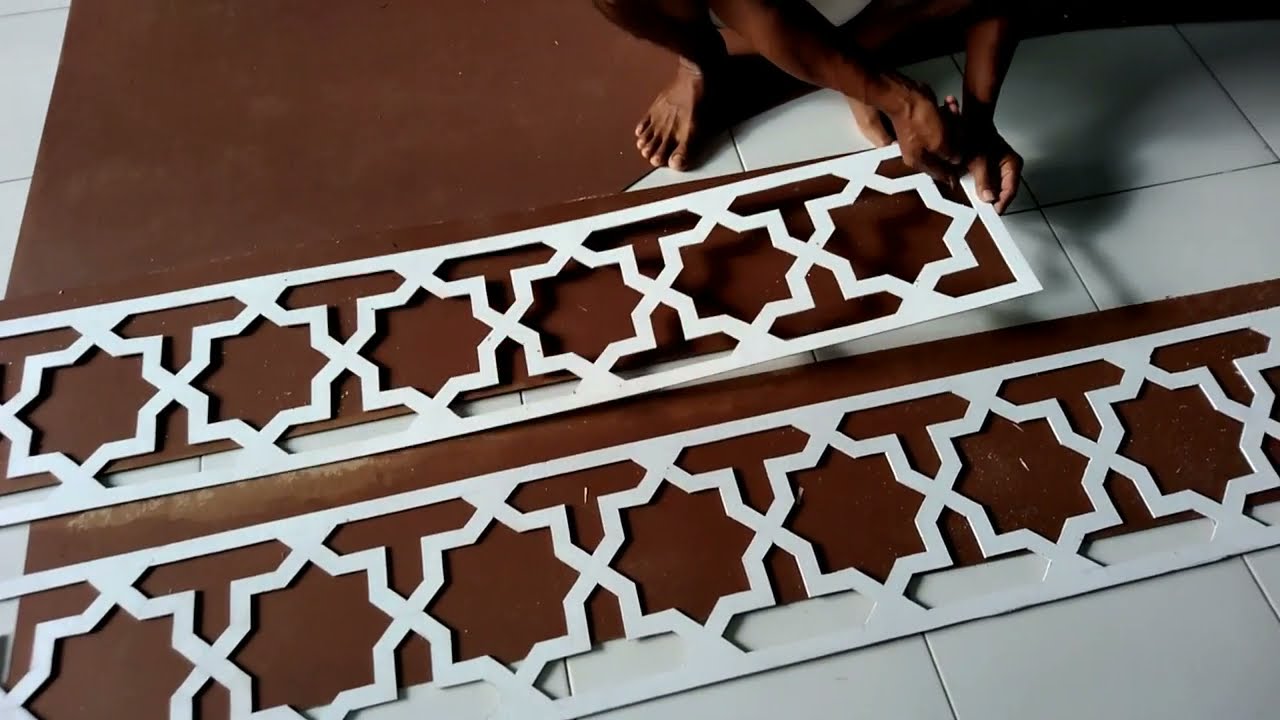 Pembuatan Ornament Pintu Mihrab Masjid