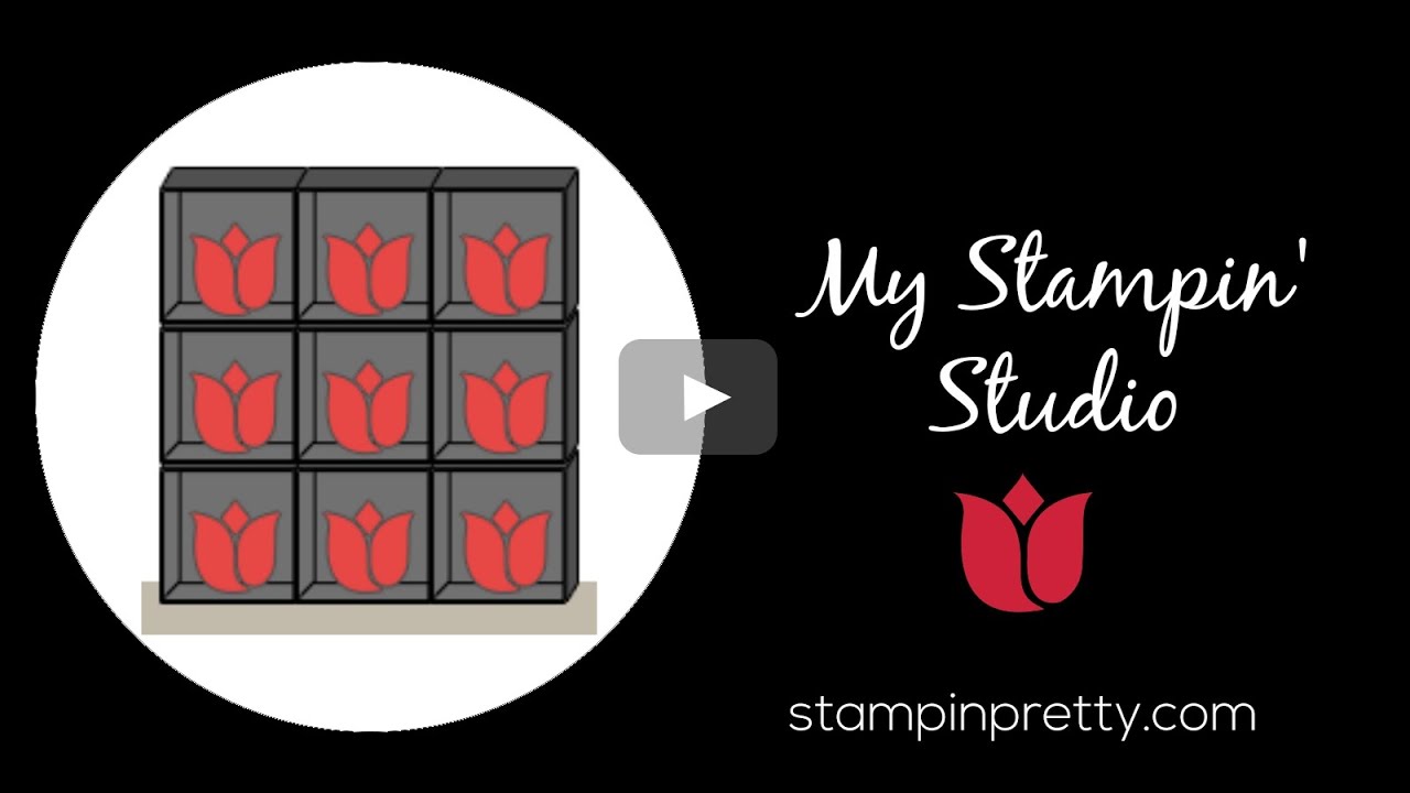 Stampin' Pretty Tutorial:  My Stampin' Studio -- Die and Embossing Folder Storage