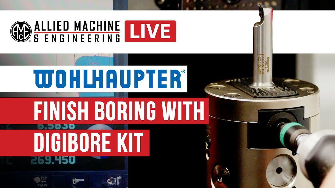 Digital Finish Boring with Wohlhaupter DigiBore Kit