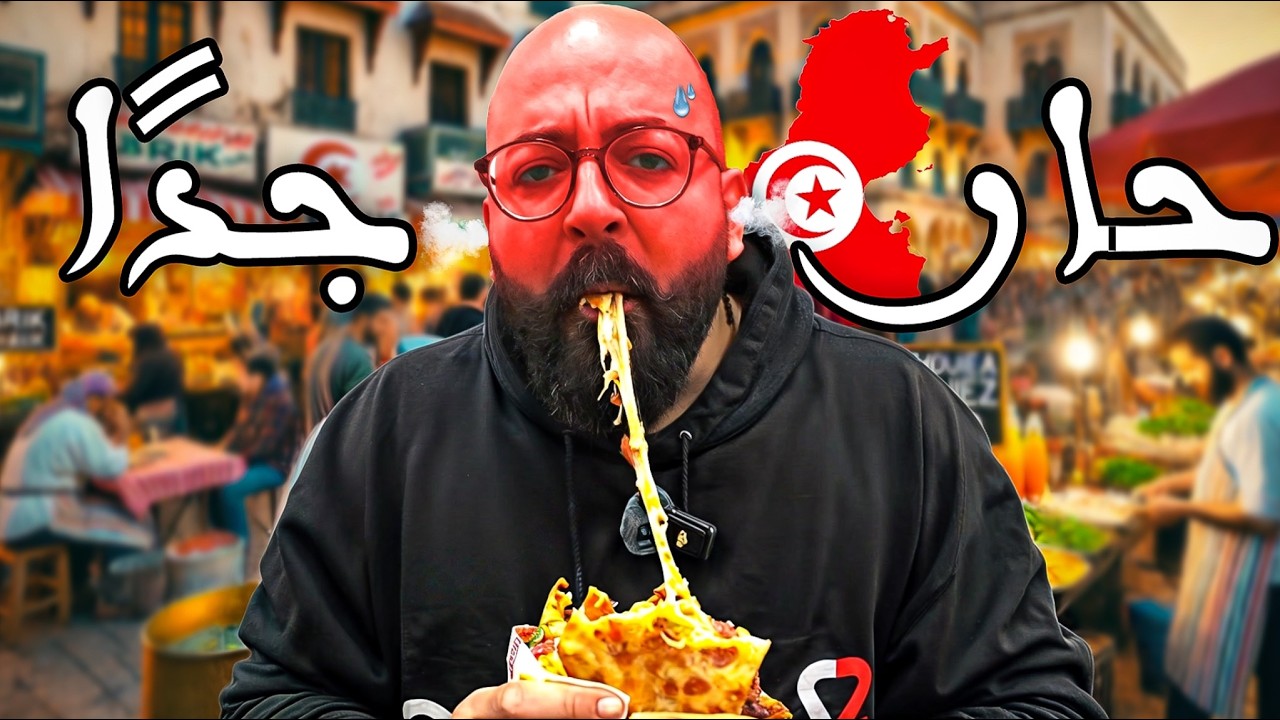 أكل الشوارع التونسي في المدينة العربي-هنا تونس 🇹🇳