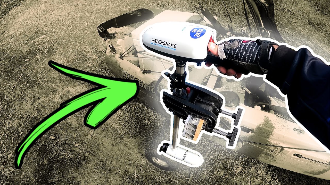 Testing My DIY Kayak Trolling Motor Mount & Watersnake T24 Impressions