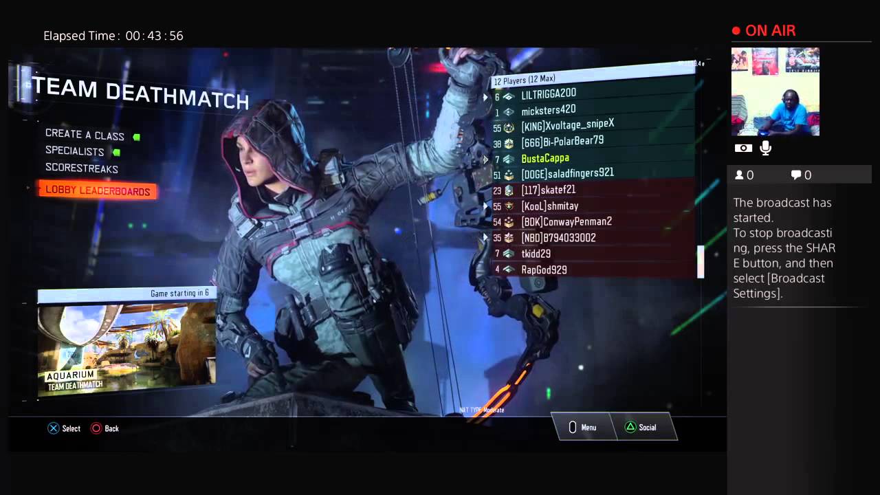 BustaCappa's Live PS4 Broadcast