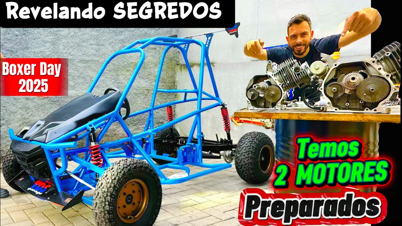 Revelando os SEGREDOS do MOTOR  TURBO do Kart Cross😱 🔥BOXER DAY 2025